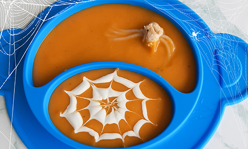 receta Sopa de araña de Halloween